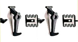 L- E130547 2PC Coupler Hook and Springs