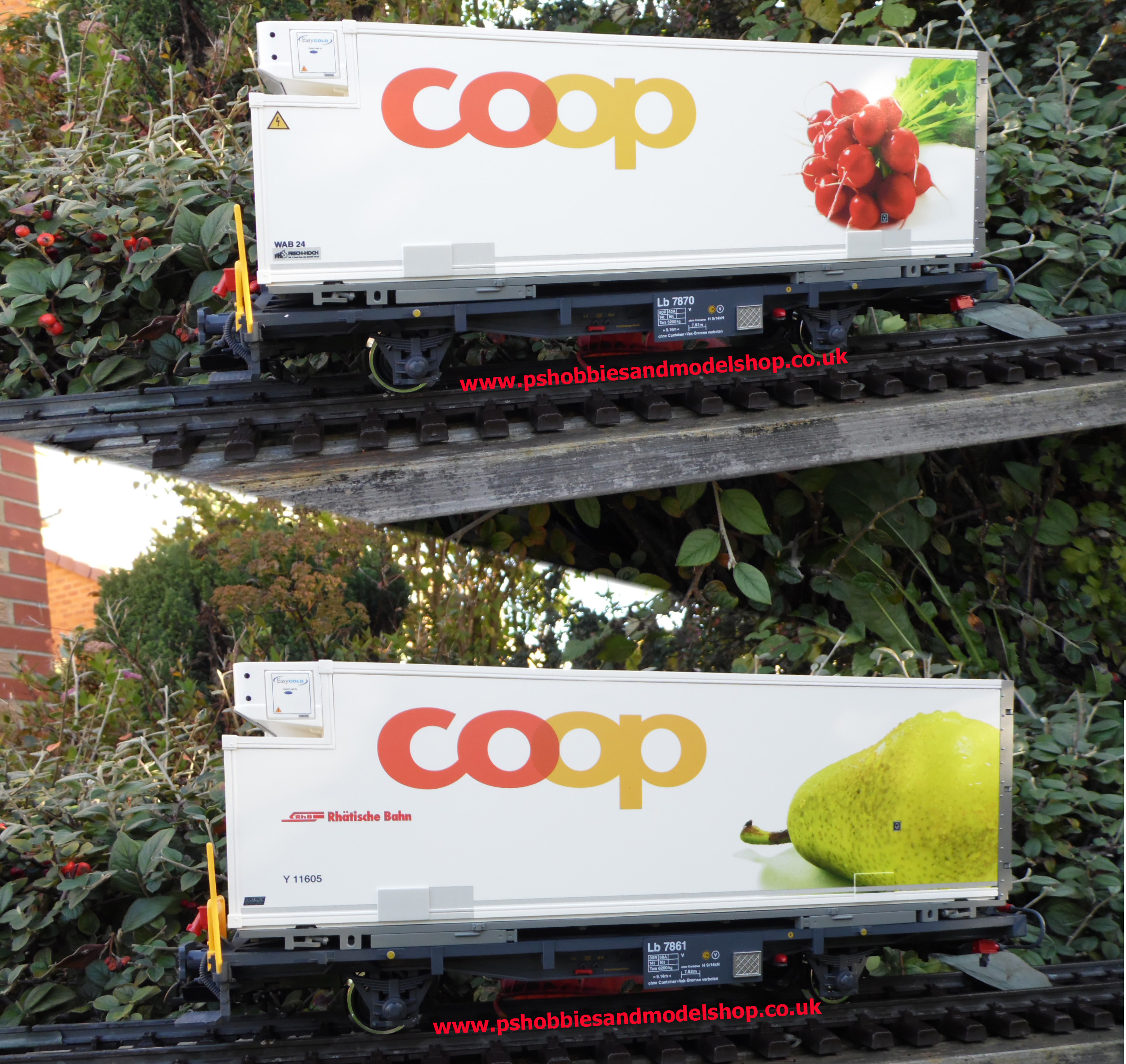 LGB 45889 Coop Fridge Pair Radish & Pears